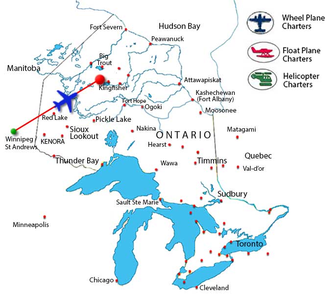 Webequie Helicopter Charter Flights